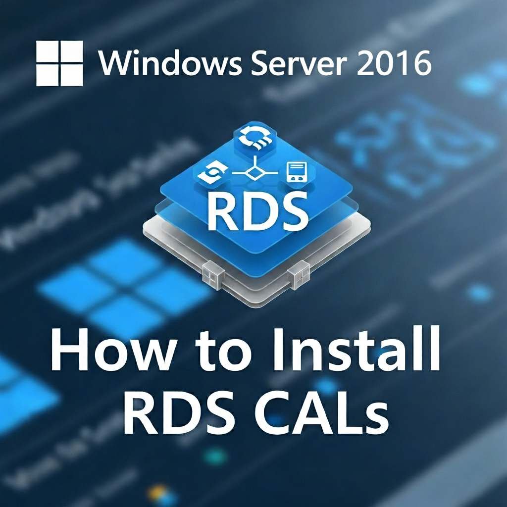 How to install Remote Desktop Services CALs on Windows Server 2016