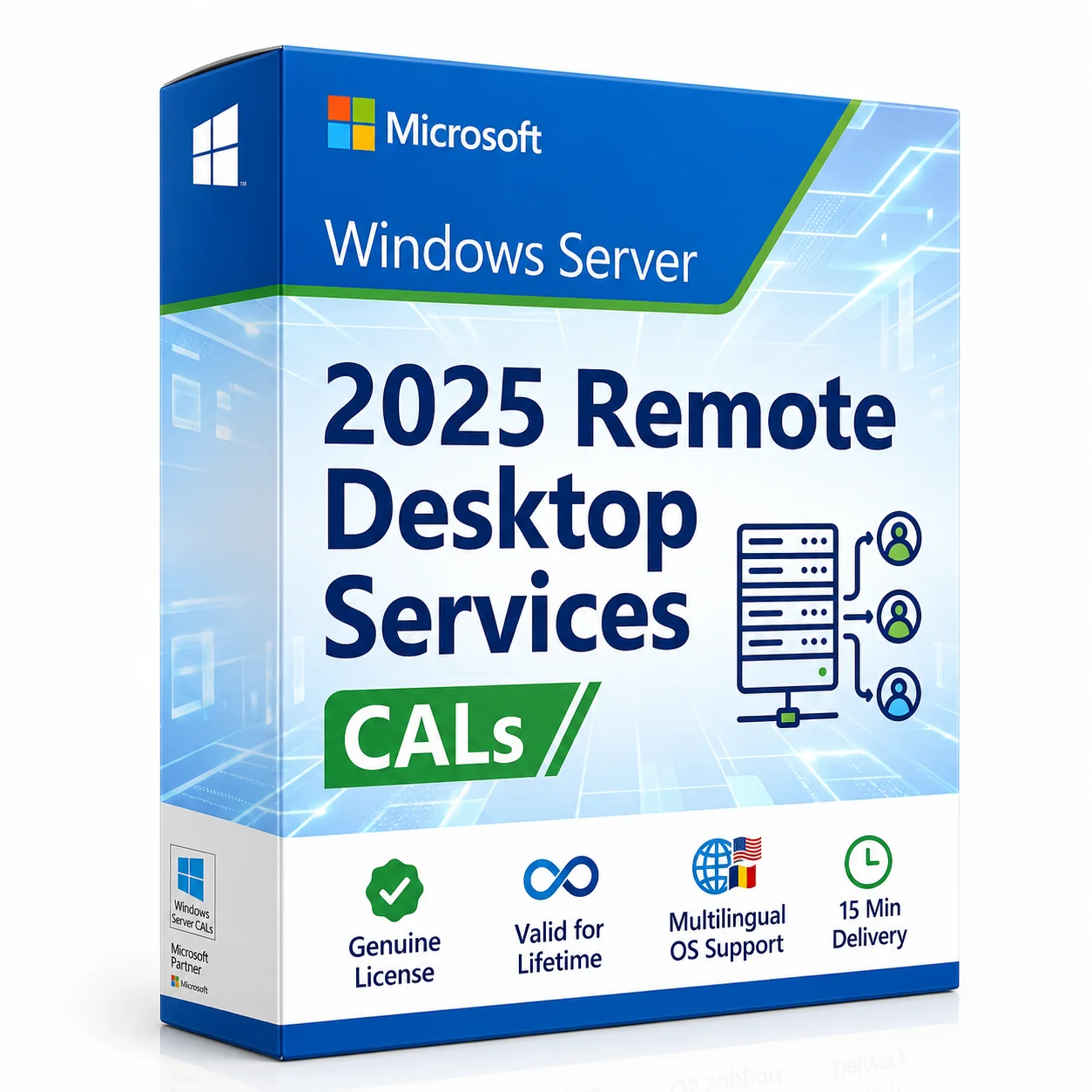 Windows Server 2025 Remote Desktop Services (RDS) CALs